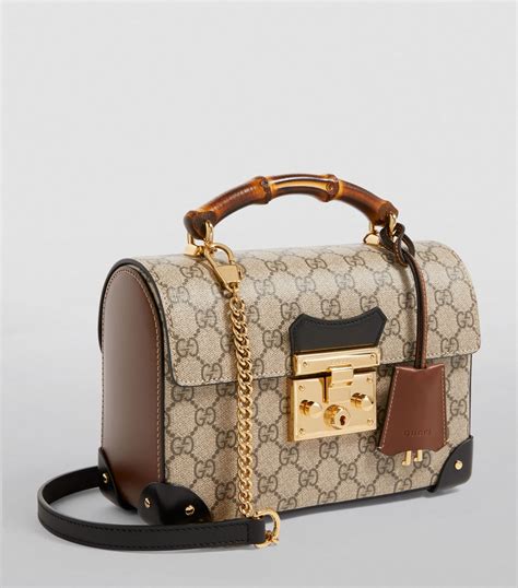 gucci beige gg supreme mini padlock bag|Gucci: Beige GG Supreme Mini Padlock Bag .